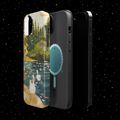 Flüsternde Flussenten Handyhülle