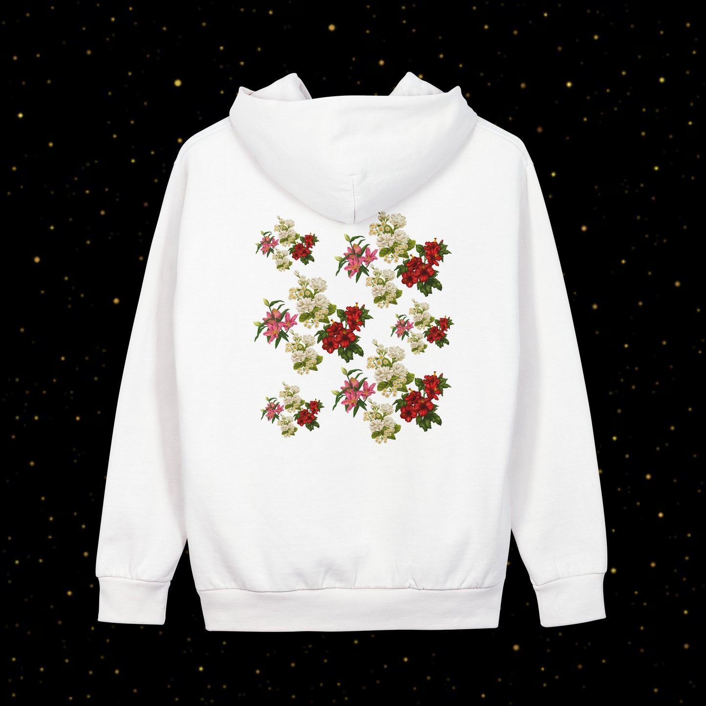 Hoodie mit Blumenmuster <All You Need Are Flowers>
