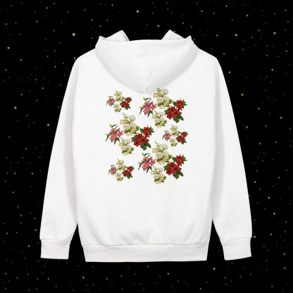 Hoodie mit Blumenmuster <All You Need Are Flowers>