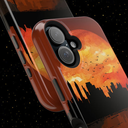 Mitternachts-Sonnenuntergang Handyhülle