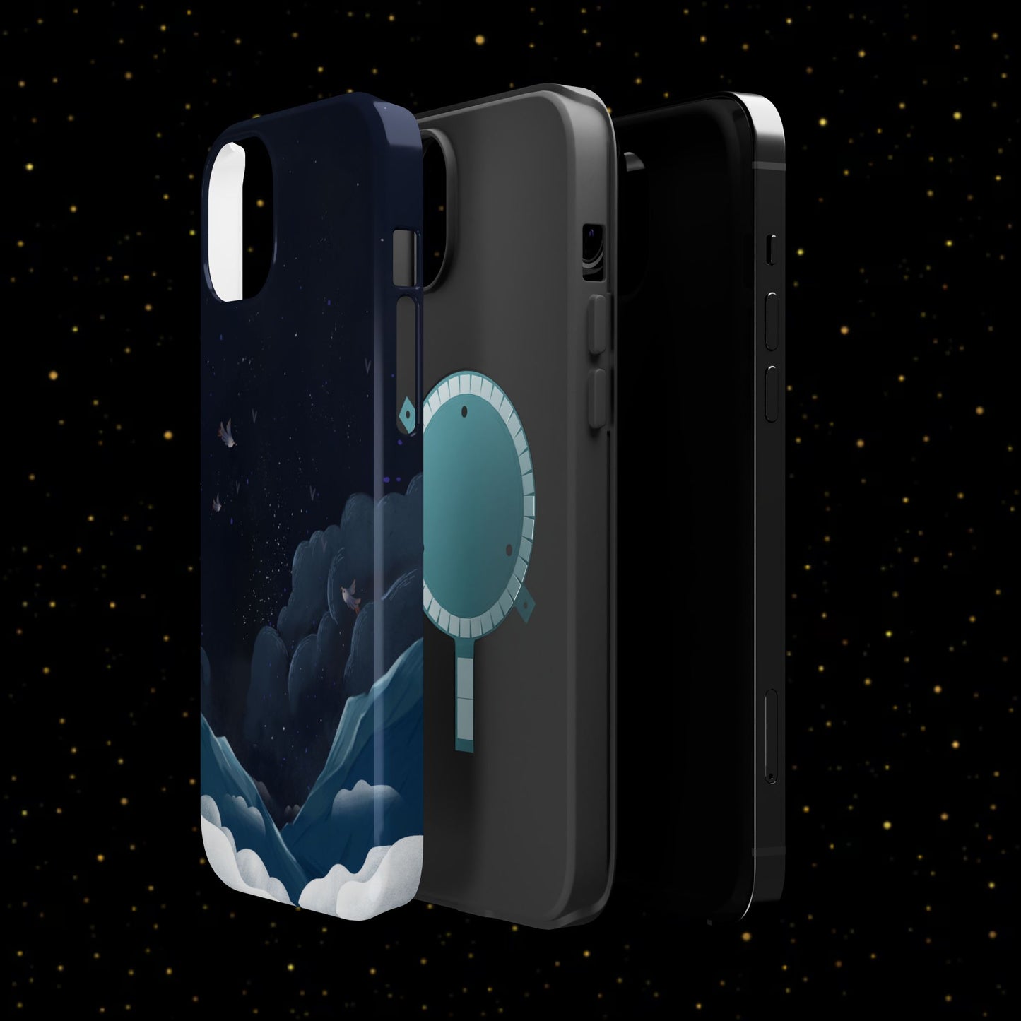 Magnetische Handyhülle <Nachthimmel>