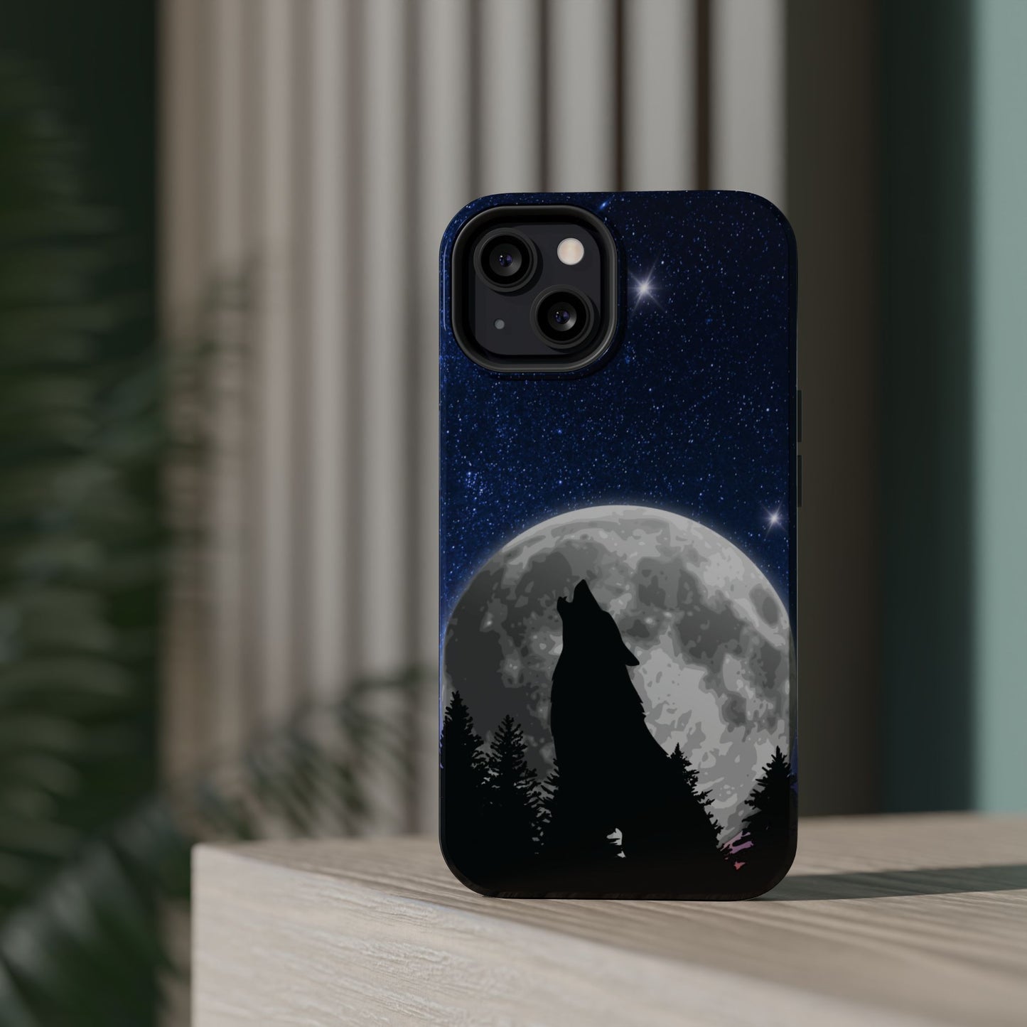 Wolfsheulen Mond Handyhülle