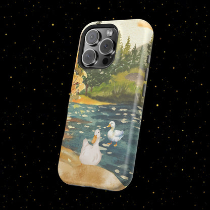 Flüsternde Flussenten Handyhülle