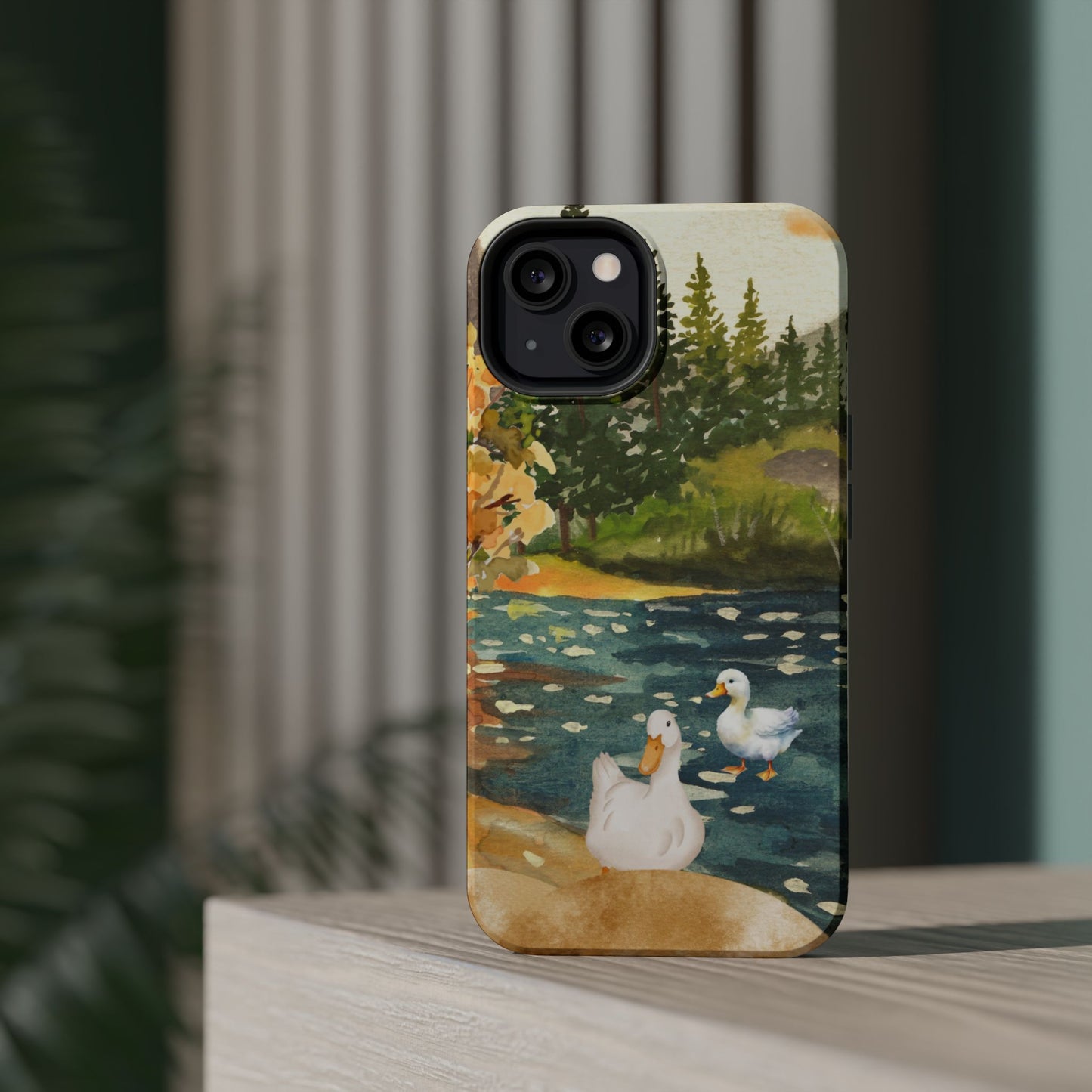 Flüsternde Flussenten Handyhülle