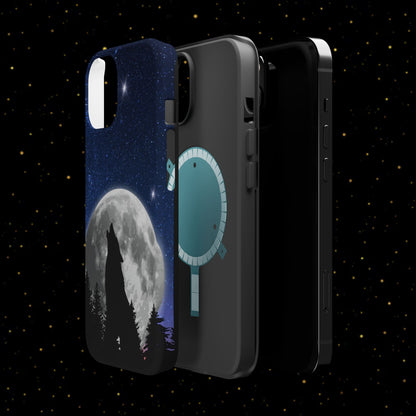 Wolfsheulen Mond Handyhülle