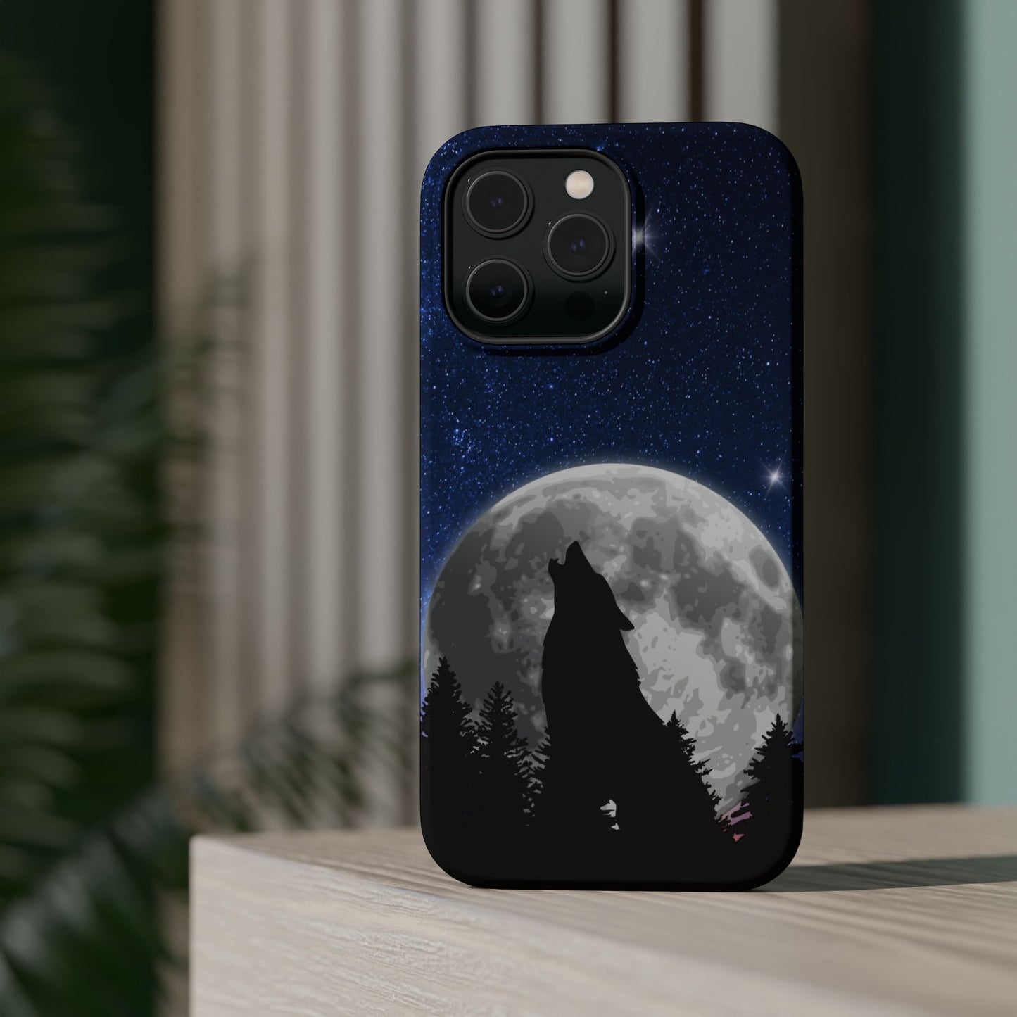 Wolfsheulen Mond Handyhülle