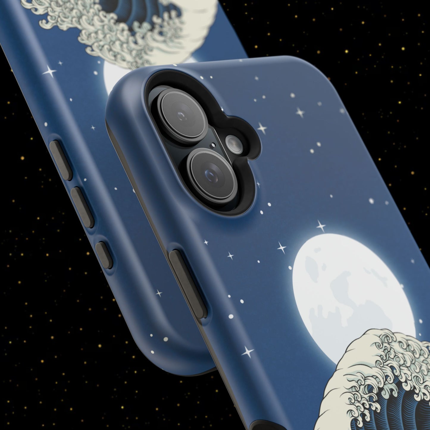 Magnetische Handyhülle <Mondlichtwelle>