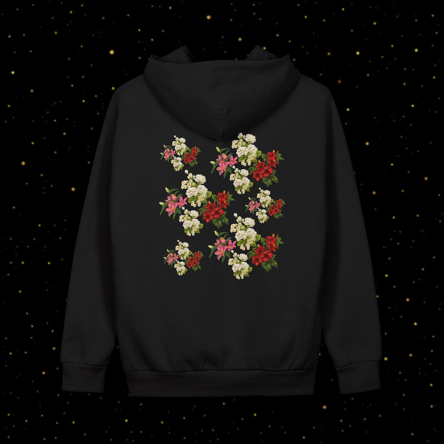 Hoodie mit Blumenmuster <All You Need Are Flowers>