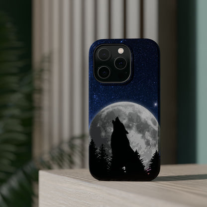 Wolfsheulen Mond Handyhülle