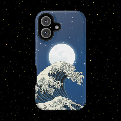 Magnetische Handyhülle <Mondlichtwelle>