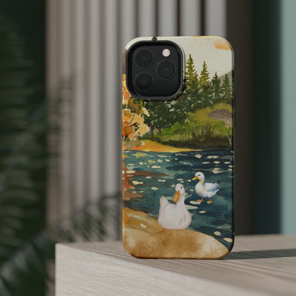 Flüsternde Flussenten Handyhülle