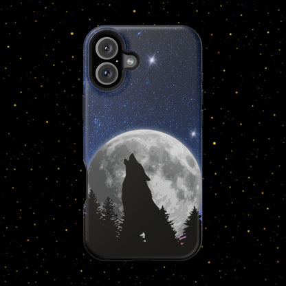 Wolfsheulen Mond Handyhülle