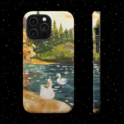 Flüsternde Flussenten Handyhülle