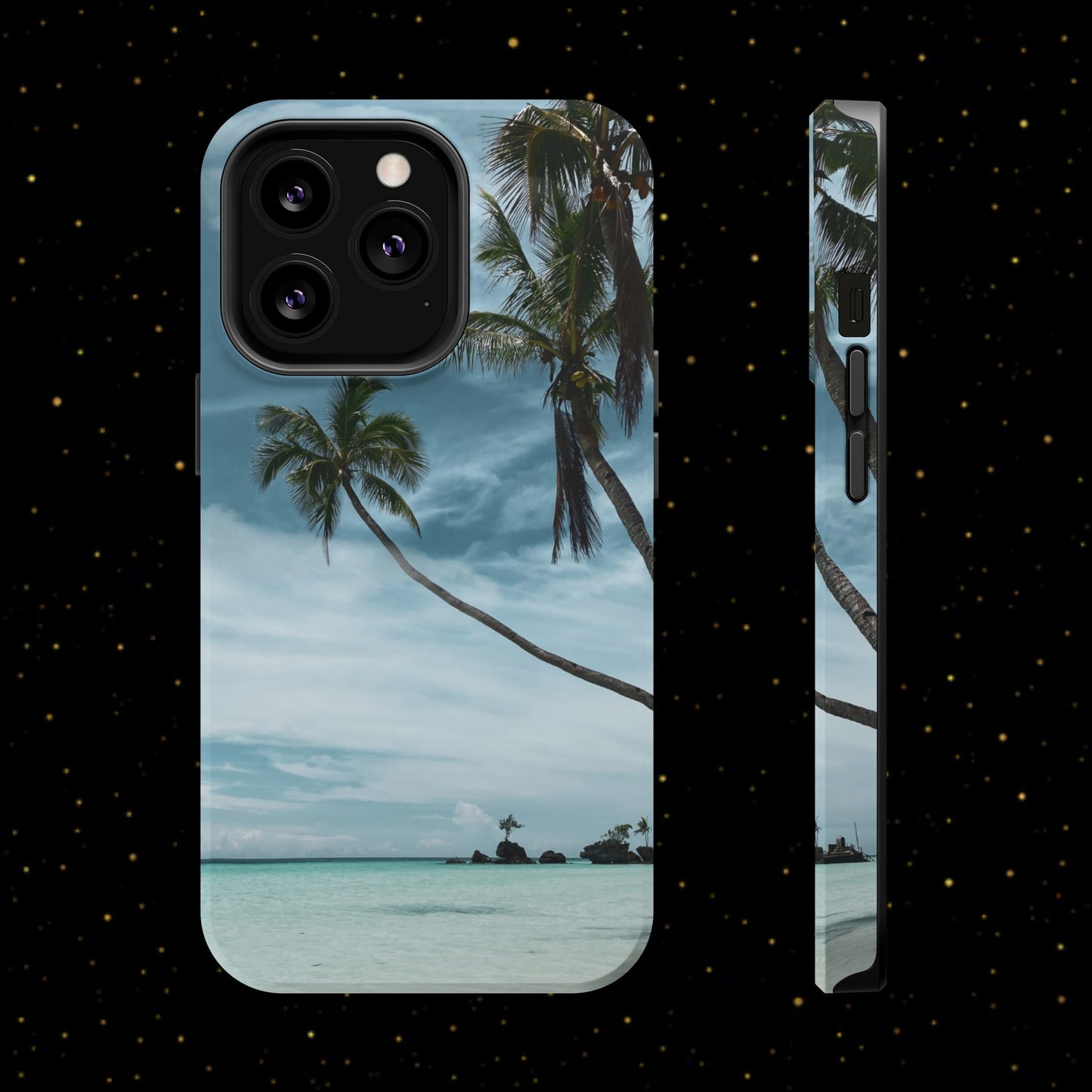  Tropischer Palmenstrand Handyhülle