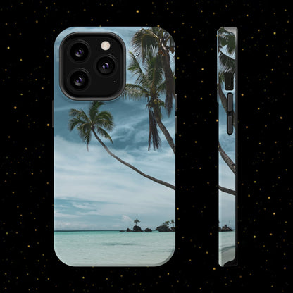  Tropischer Palmenstrand Handyhülle