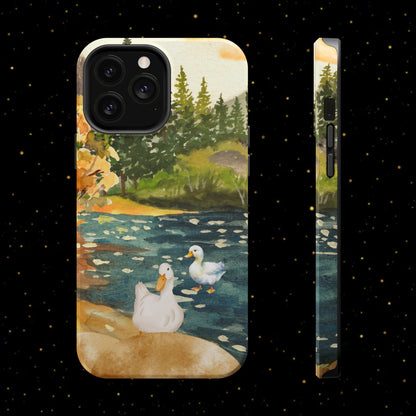 Flüsternde Flussenten Handyhülle