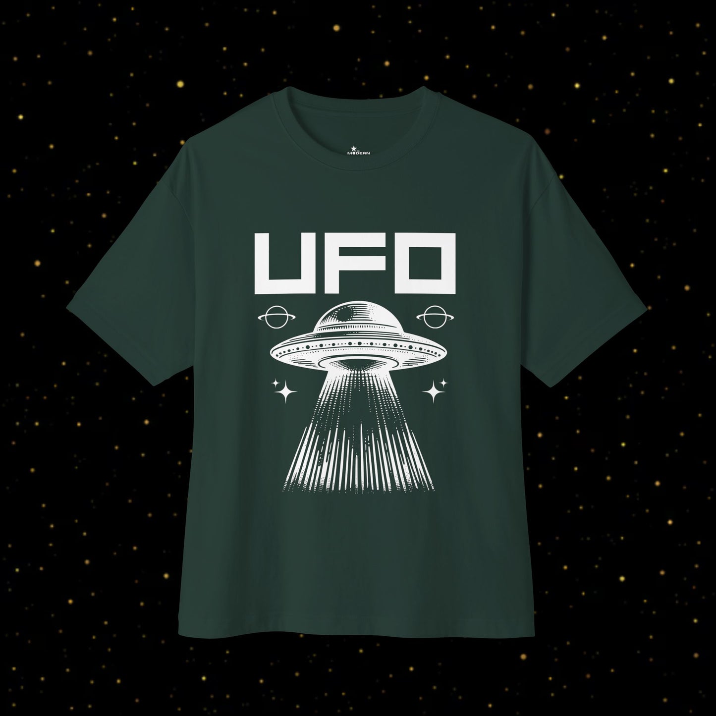 UFO-Grafik-T-Shirt