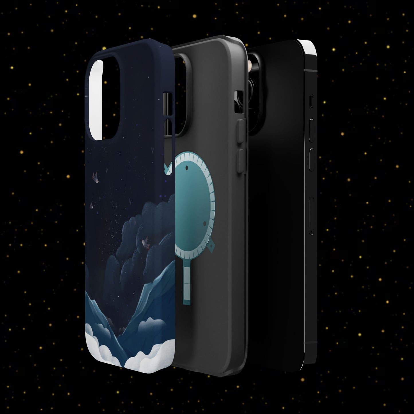 Magnetische Handyhülle <Nachthimmel>