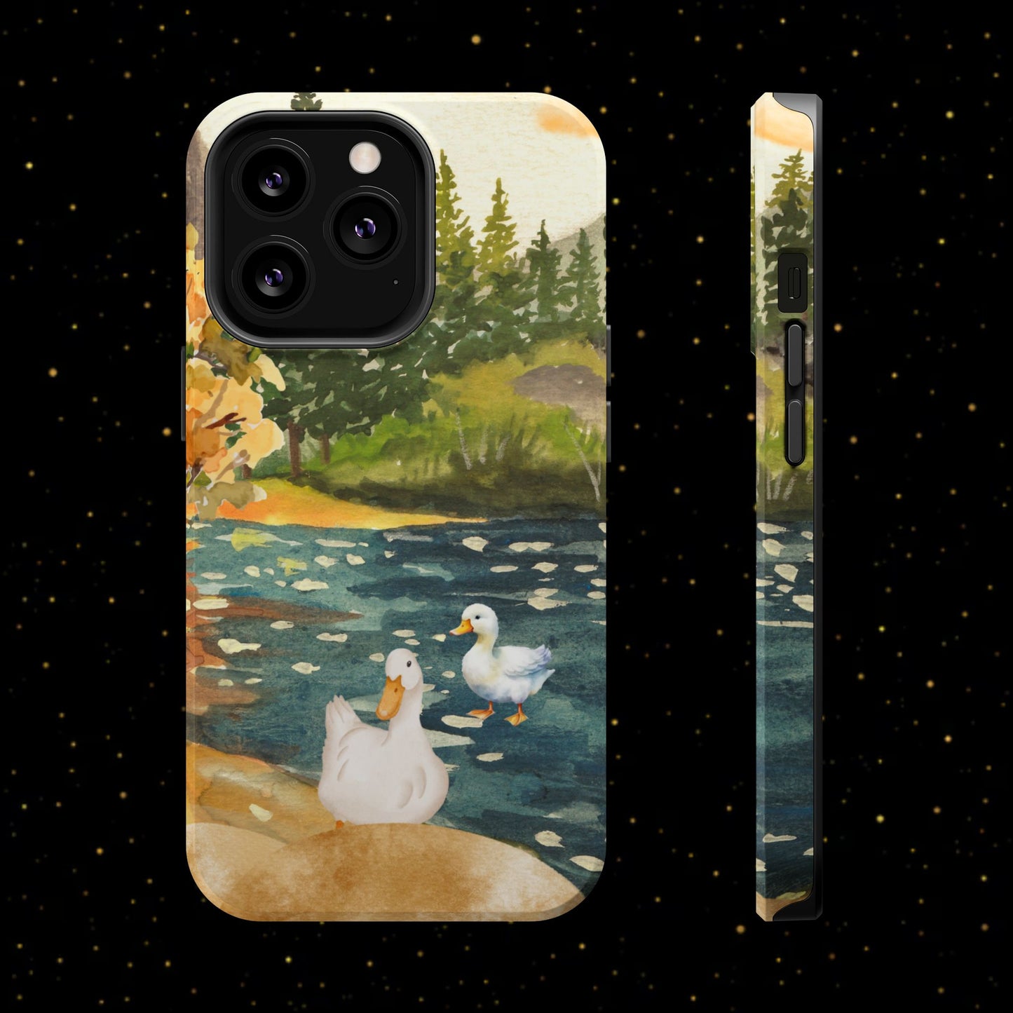 Flüsternde Flussenten Handyhülle