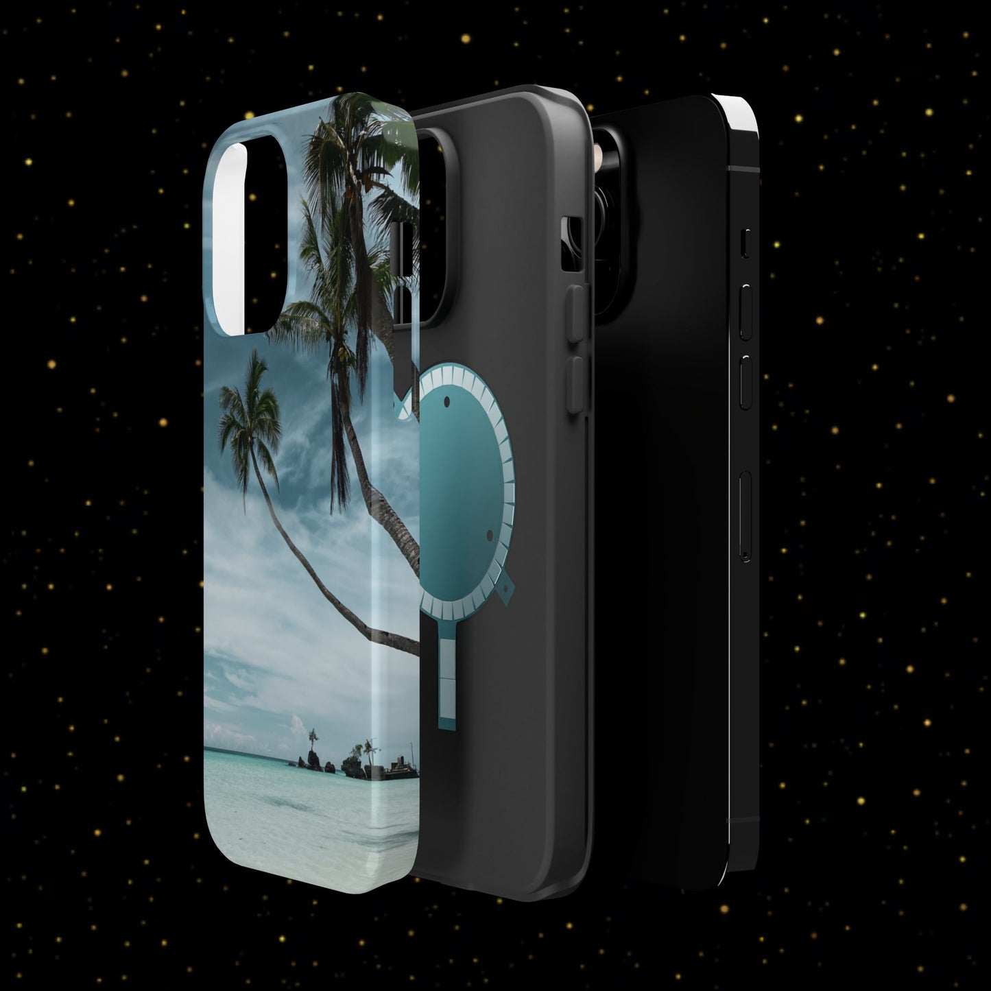  Tropischer Palmenstrand Handyhülle