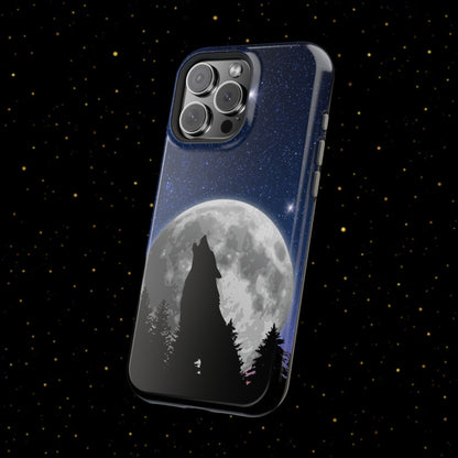 Wolfsheulen Mond Handyhülle