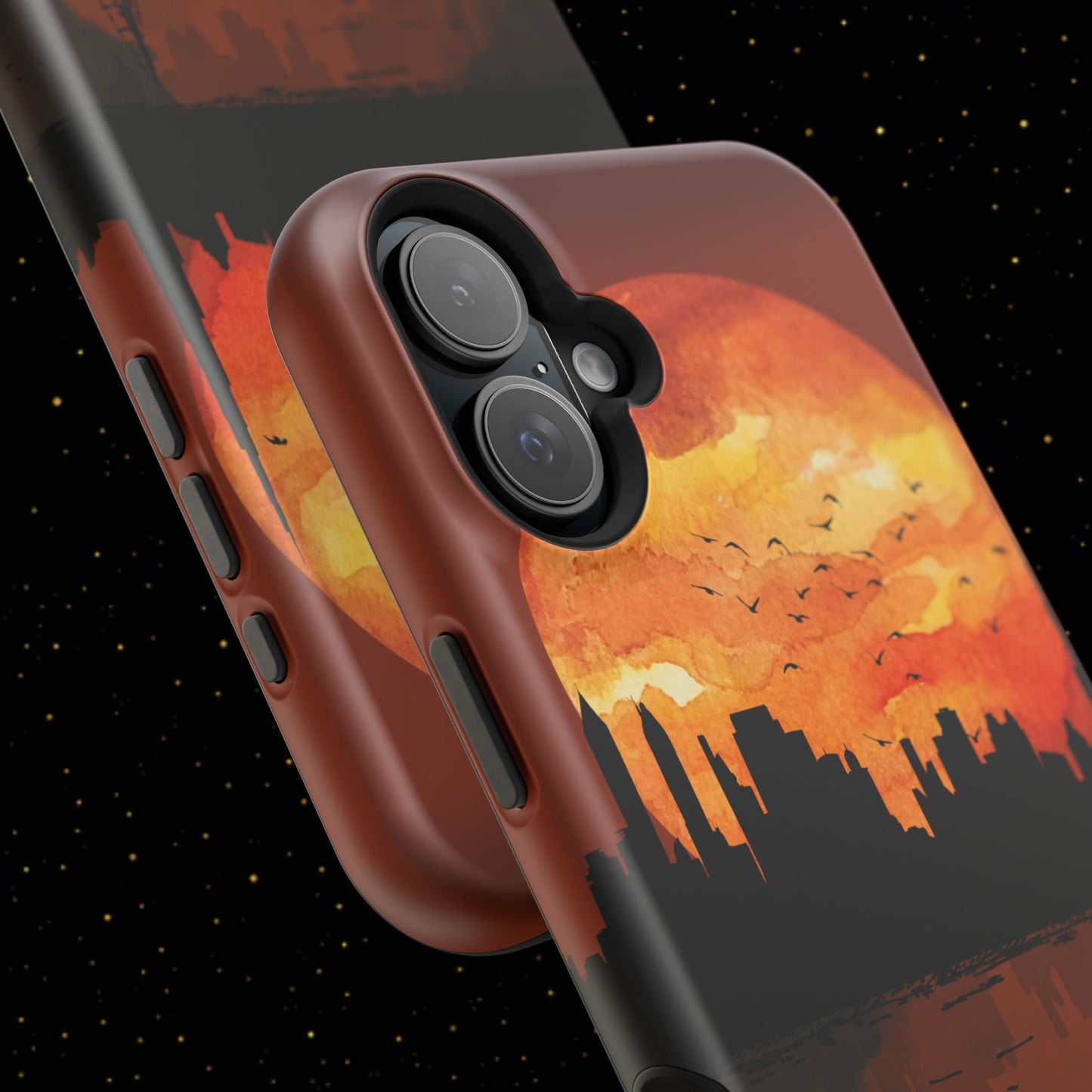 Mitternachts-Sonnenuntergang Handyhülle