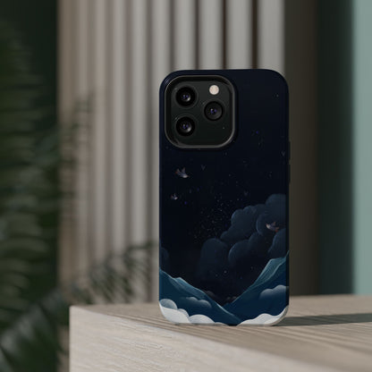 Magnetische Handyhülle <Nachthimmel>