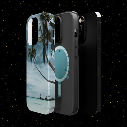  Tropischer Palmenstrand Handyhülle