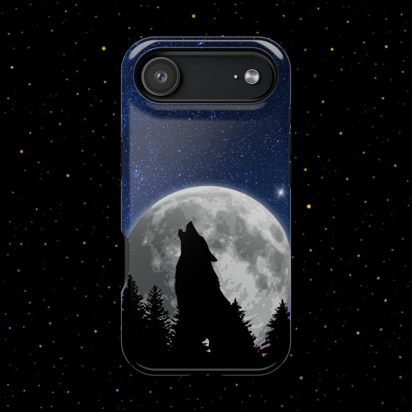 Wolfsheulen Mond Handyhülle