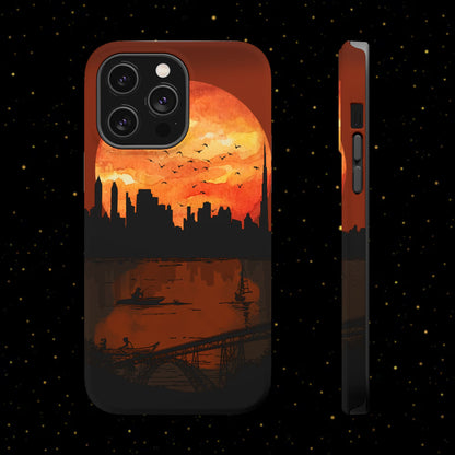 Mitternachts-Sonnenuntergang Handyhülle