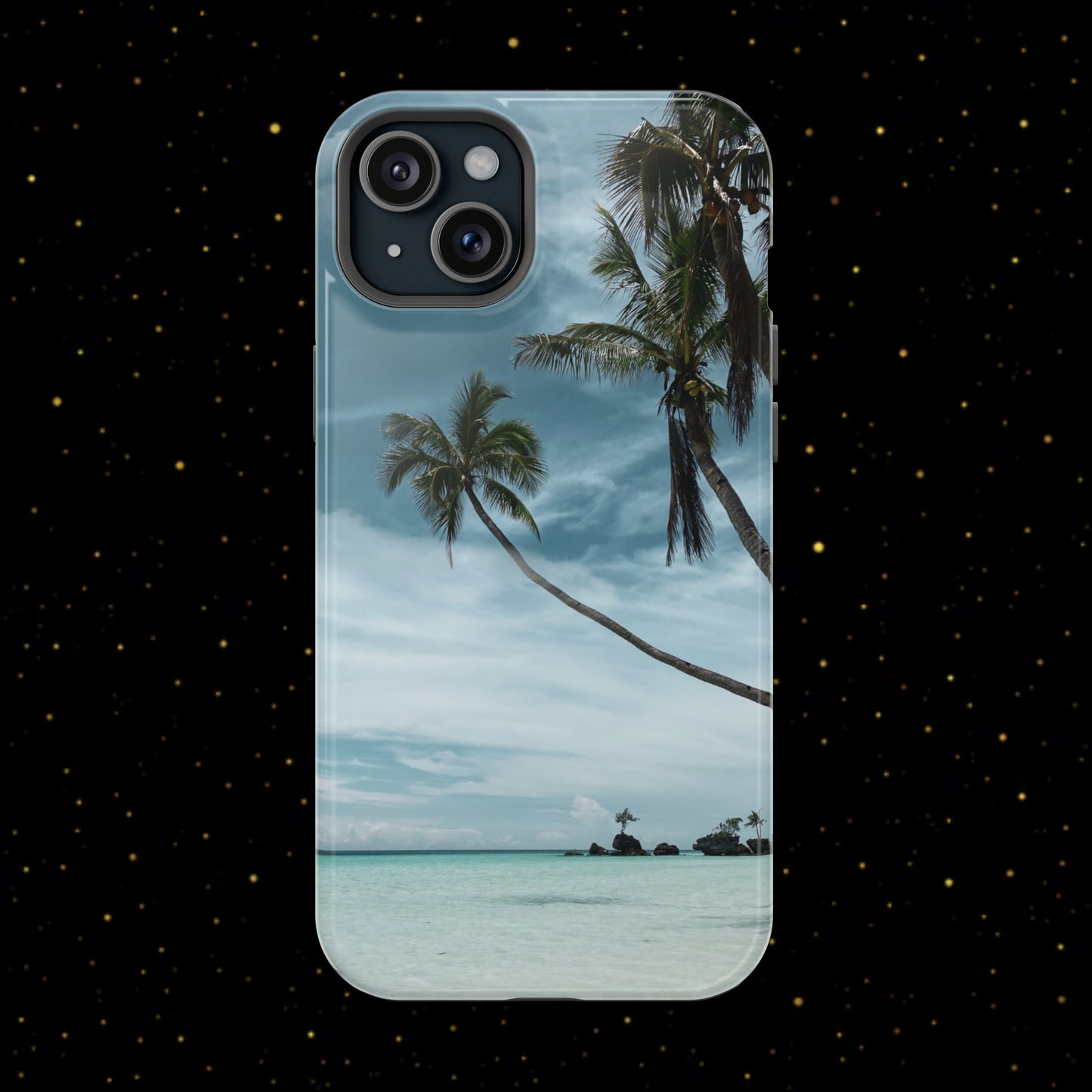  Tropischer Palmenstrand Handyhülle