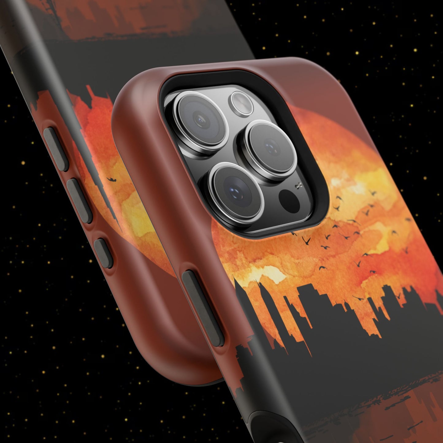 Mitternachts-Sonnenuntergang Handyhülle