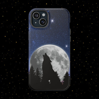 Wolfsheulen Mond Handyhülle