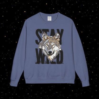 Stay Wild Wolf Sweatshirt