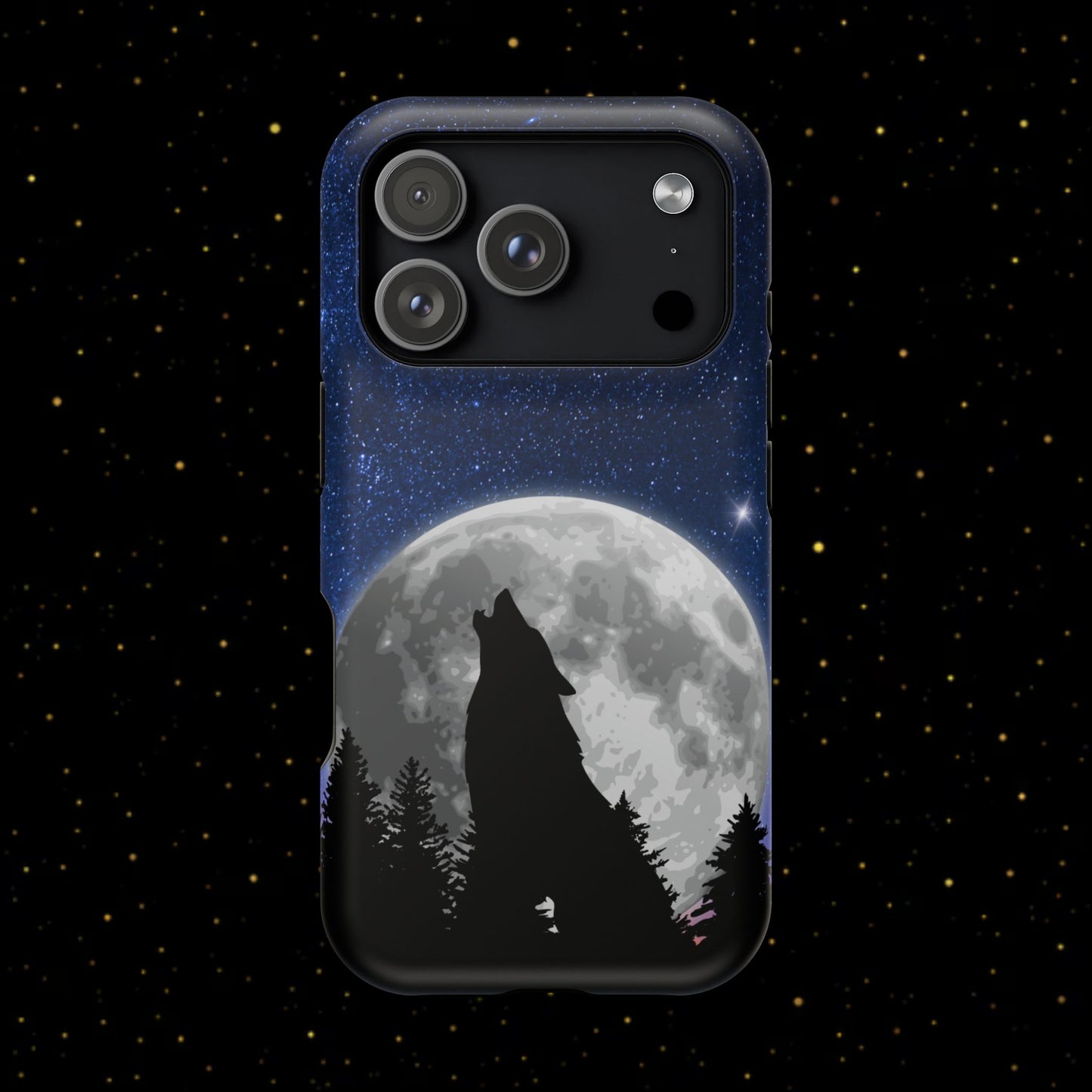 Wolfsheulen Mond Handyhülle