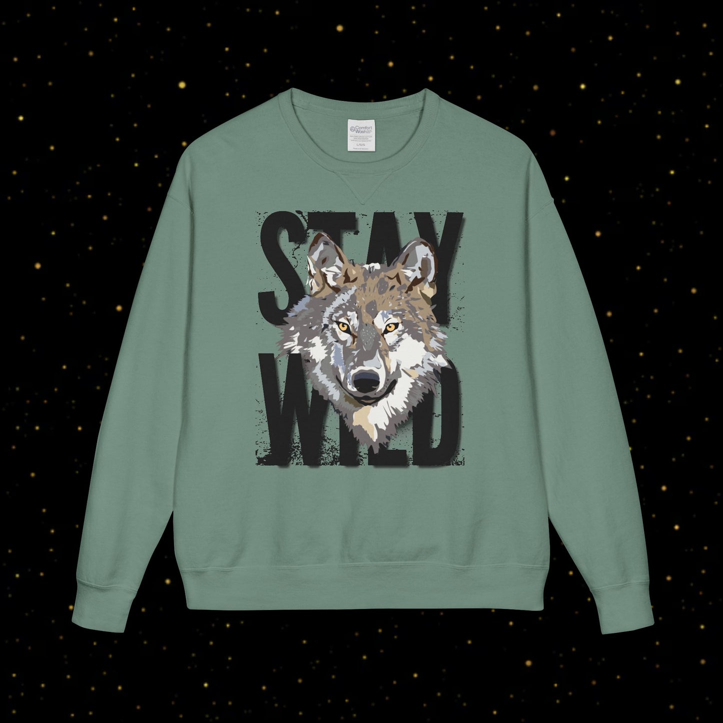 Stay Wild Wolf Sweatshirt