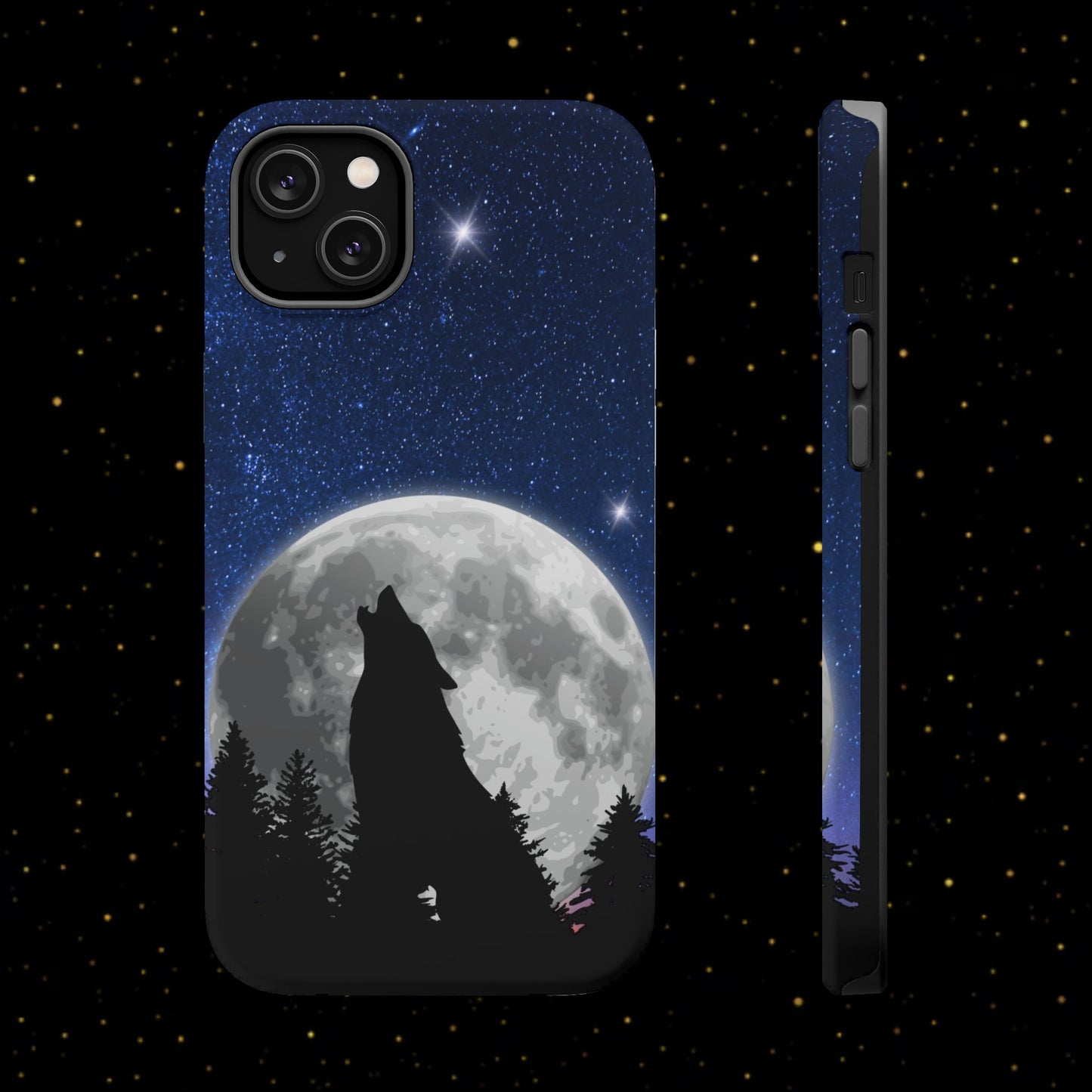 Wolfsheulen Mond Handyhülle