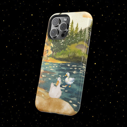 Flüsternde Flussenten Handyhülle