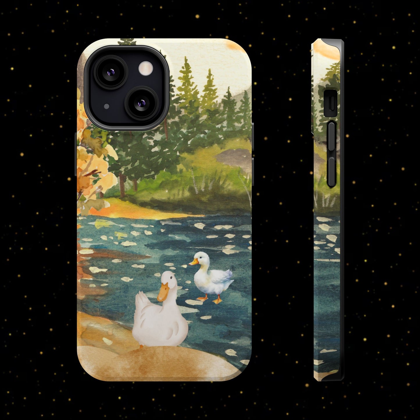 Flüsternde Flussenten Handyhülle