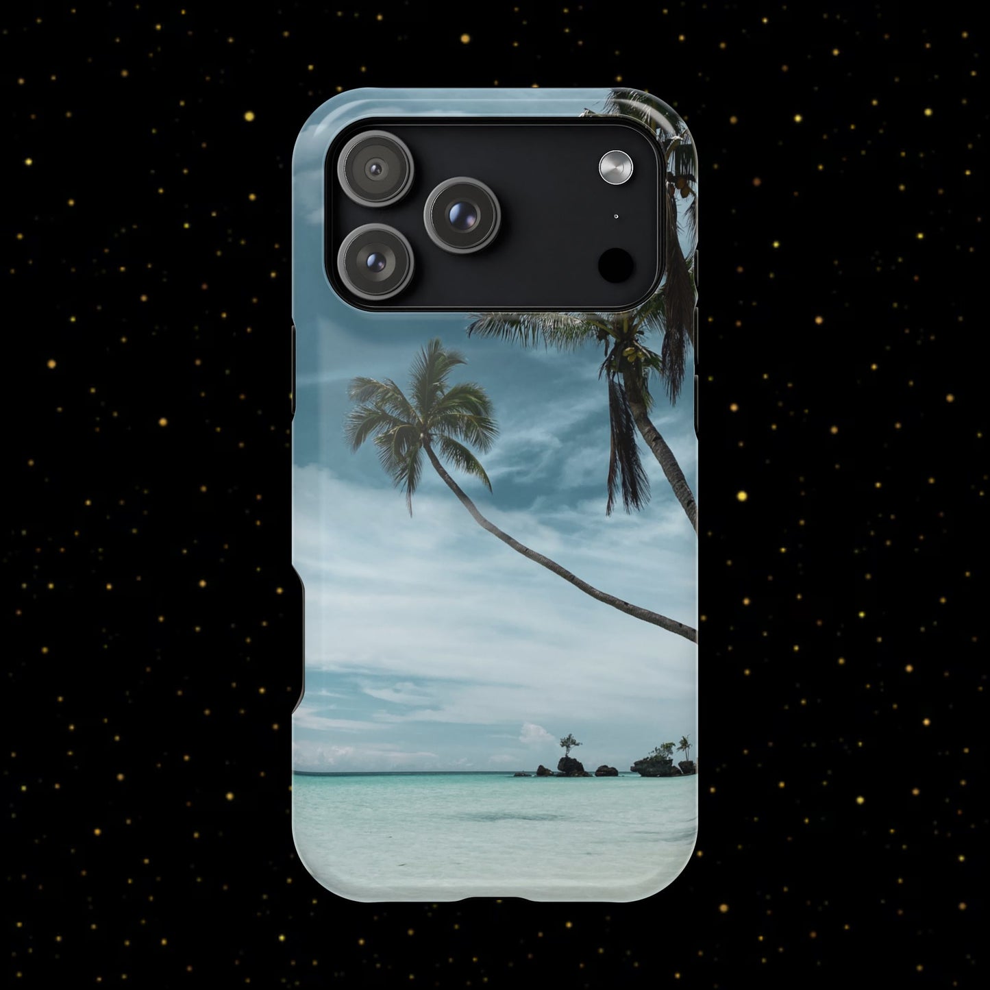  Tropischer Palmenstrand Handyhülle