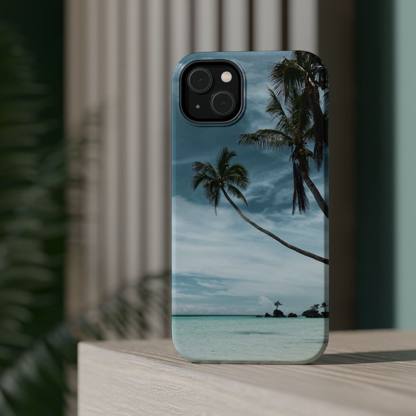  Tropischer Palmenstrand Handyhülle