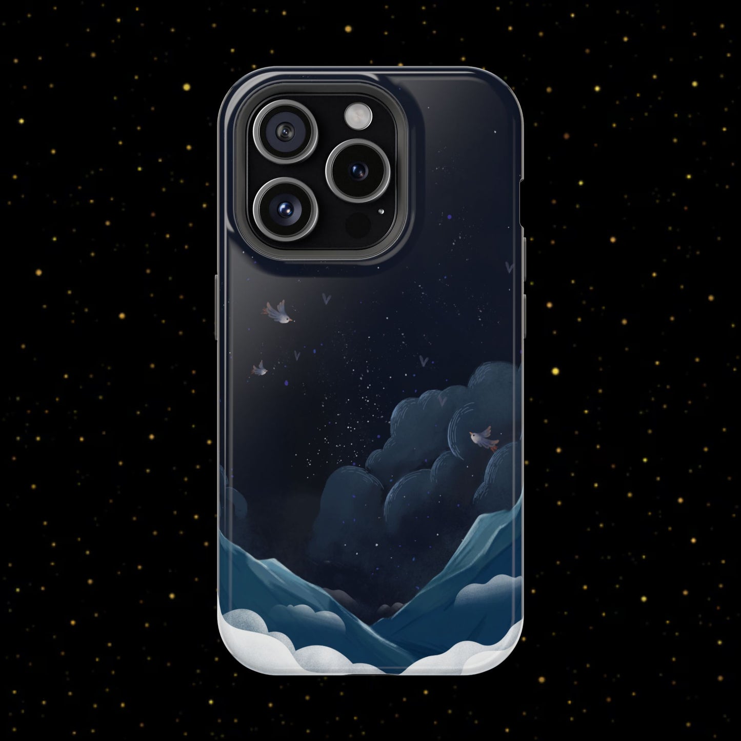 Magnetische Handyhülle <Nachthimmel>