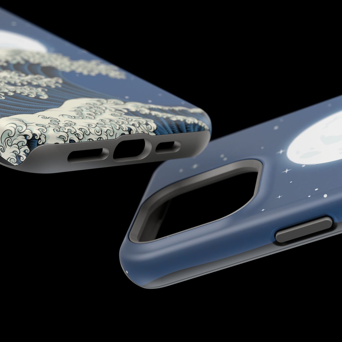 Magnetische Handyhülle <Mondlichtwelle>