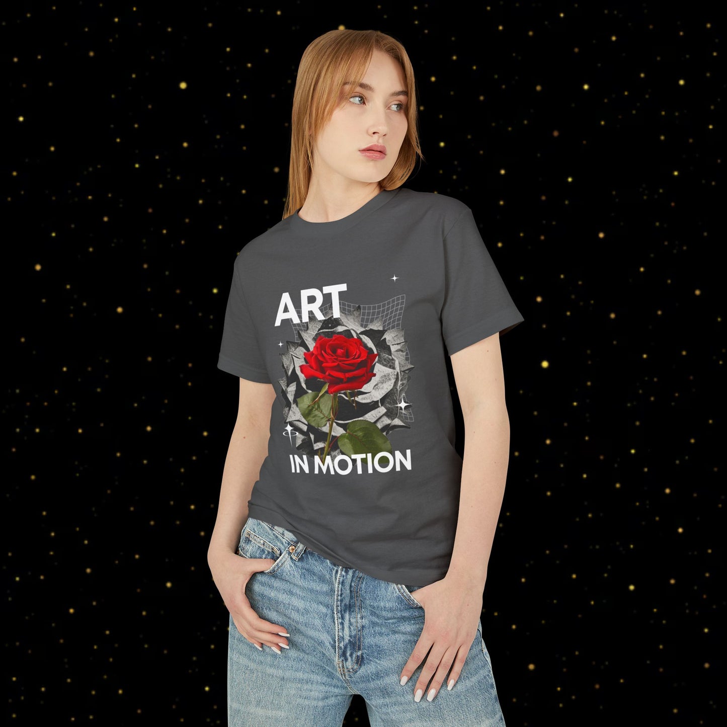 Art In Motion Rose T-Shirt