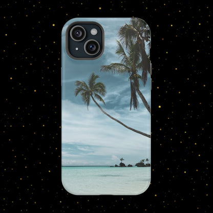  Tropischer Palmenstrand Handyhülle