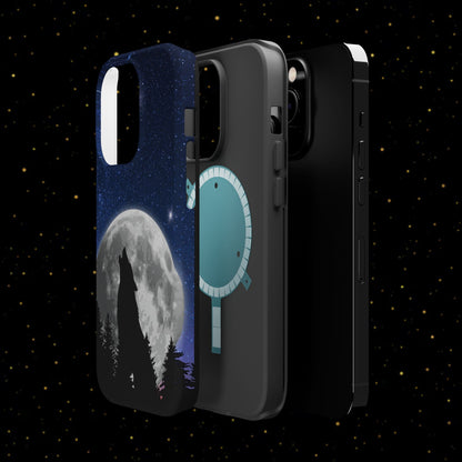 Wolfsheulen Mond Handyhülle