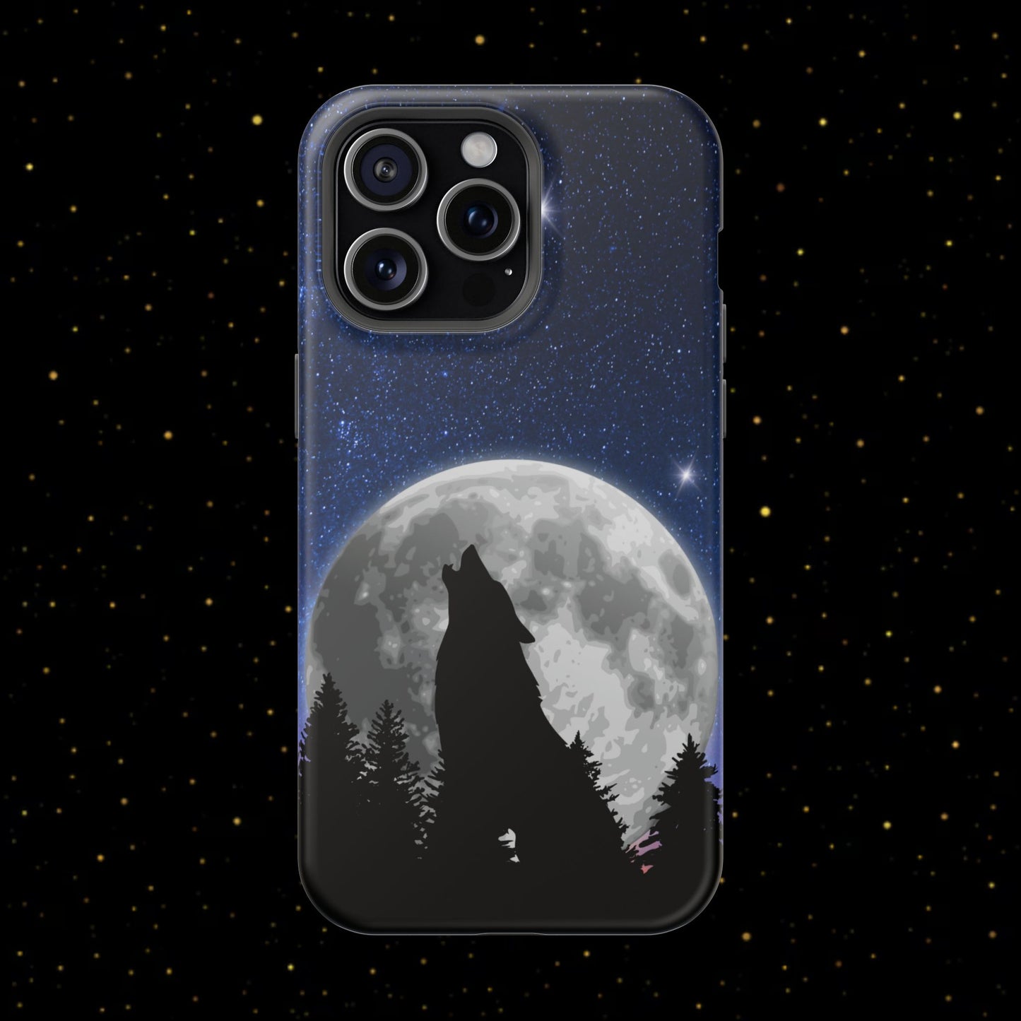 Wolfsheulen Mond Handyhülle