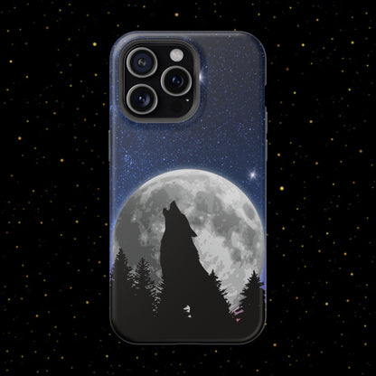 Wolfsheulen Mond Handyhülle