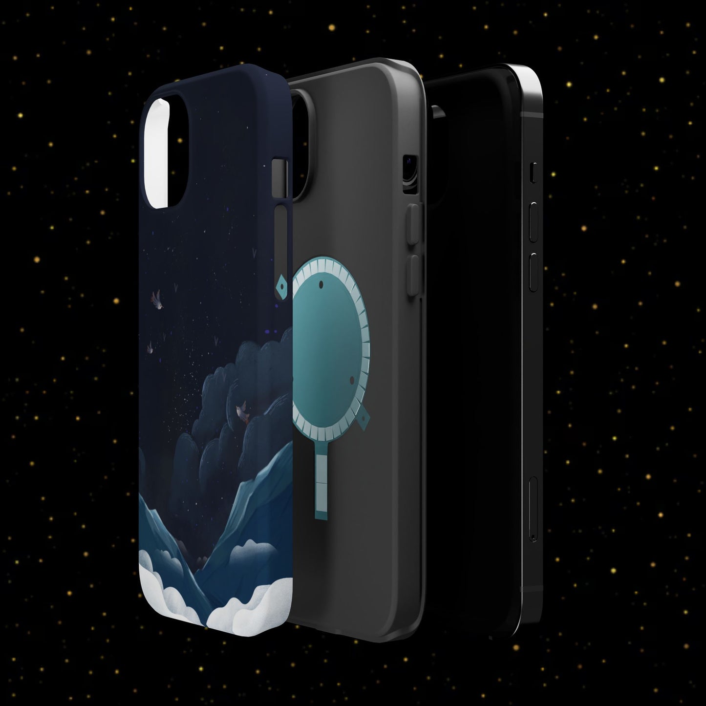 Magnetische Handyhülle <Nachthimmel>