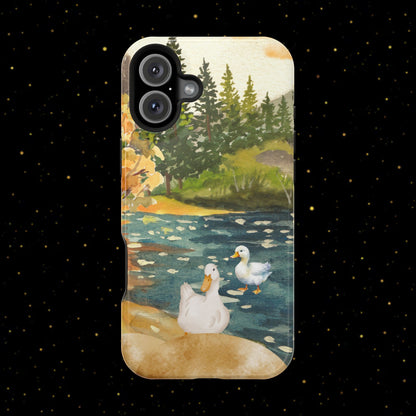 Flüsternde Flussenten Handyhülle